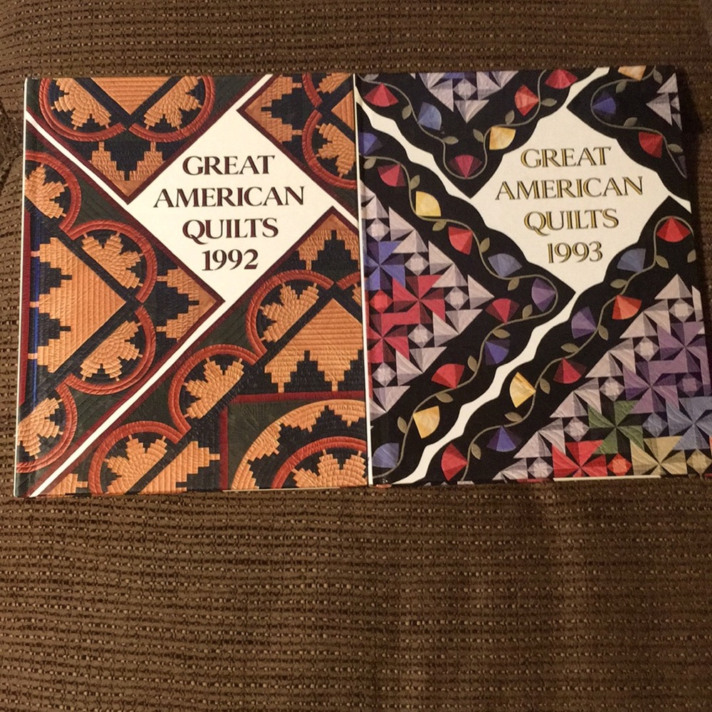 Great American Quilts 1992 and 1993 Oxmoor House Books Annuals